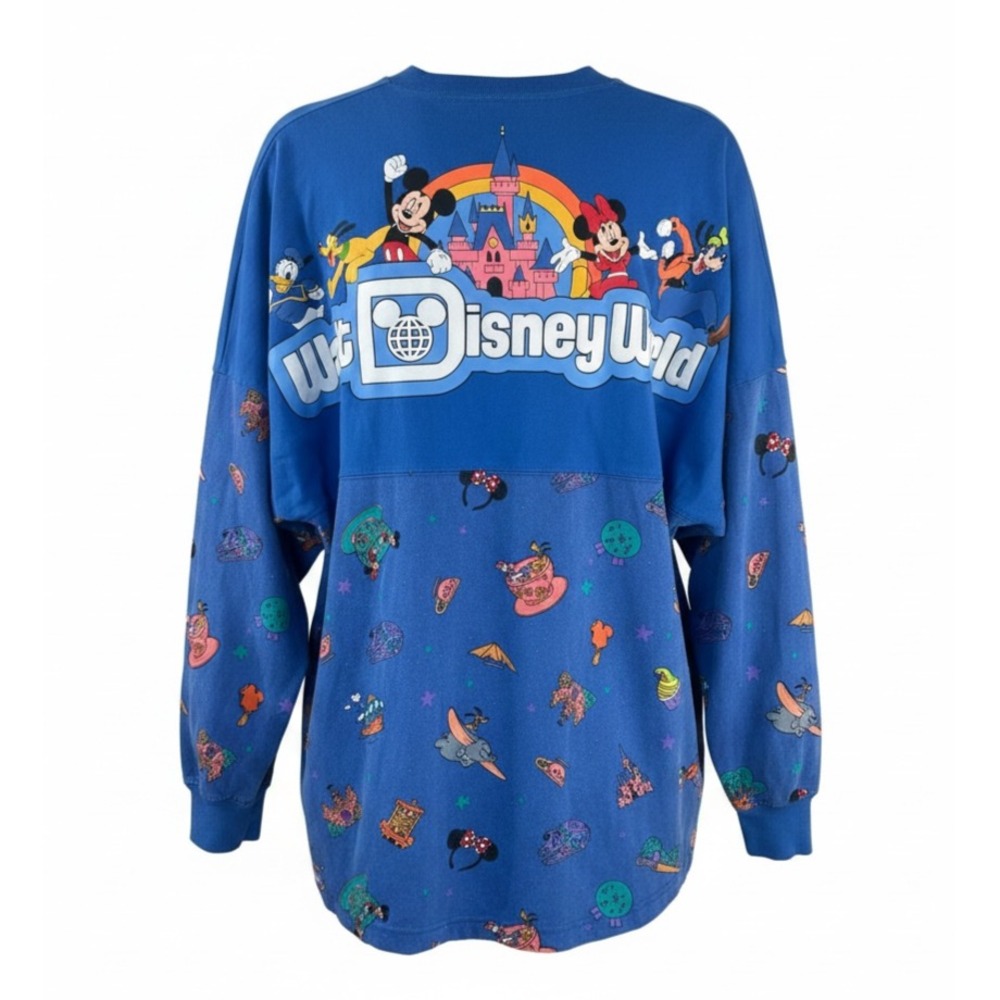 Walt Disney World Play in the Park Mickey & Friends Spirit Jersey Blue Unisex M - Picture 1 of 12